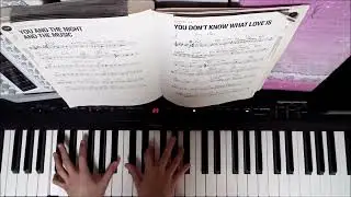 Jazzpiano「You Don't Know What Love Is」Gene De Paul