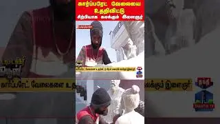 Corporate | Young sculptor | ThanthiTV