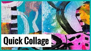 Board Book Collage Spread | Working toward evolution in my work.