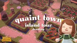 Aesthetic Towncore Island Tour! ✿ Animal Crossing New Horizons Dewdrop