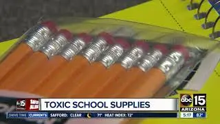 Toxic chemicals found in school supplies, research group finds
