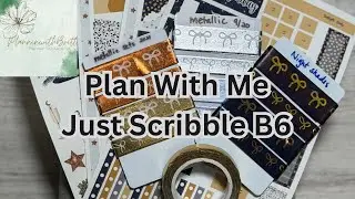 Plan with me, Week of December 29th- January 4th in my 2026 B6 Just Scribble #b6 #justscribble