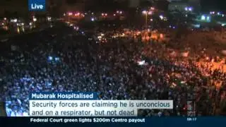 Conflicting reports on Mubarak's health