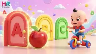 Abc Alphabet Song| Nursery Rhymes & kids Songs | HR Animation #nurseryrhymes #toddlersongs