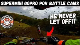 Superminis WIDE OPEN for an ENTIRE MOTO!! Hudson Vagele vs Chase Dashiell at Pleasure Valley (GoPro)