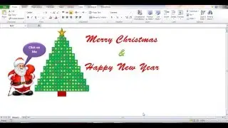 Create a Blinking Christmas Tree in Excel
