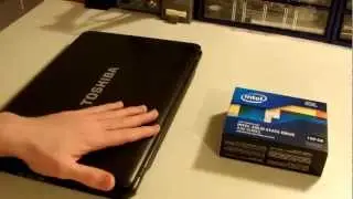 Unboxing Intel SSD 330 series drive - 180 GB