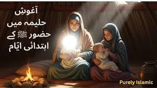Hazrat Mohammad SAW ka pehle do saal Bibi Haleema ka sath | آغوشِ حلیمہ میں حضور ﷺ کے ابتدائی ایّام