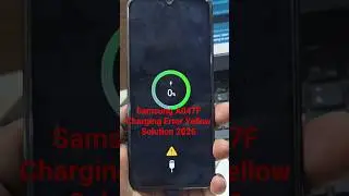 samsung a047f  charjing error yellow fix it in   30 secend