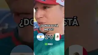 🇦🇷 🇲🇽 Mexican reacts to Messi's goal - Qatar 2022