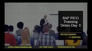 SAP FICO Training | SAP FICO Training Demo Day 3 | SAP HANA FICO Online Training