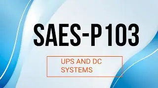 SAES P 103 LECTURE1 QC Electrical Inspector Saudi Aramco Course