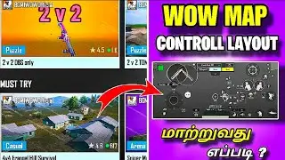 How to change the WOW map control layout from Classic Map # tamil # bgmi /pubg