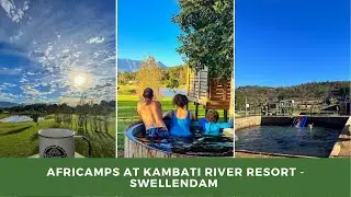 AfriCamps Glamping at Kam’Bati River Resort in Swellendam #southafricanyoutuber #travelvlog