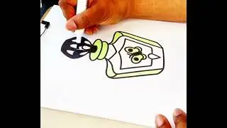 Coloring a perfume bottle #coloring #coloringpages #asmr 