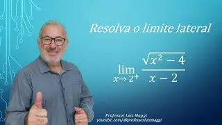 DETERMINAÇÃO DO LIMITE LATERAL DE UMA FUNÇÃO ENVOLVENDO A DEFINIÇÃO DE MÓDULO#professorluizmaggi