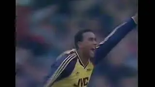 EXQUISITE DAVID ROCASTLE GOAL ASTON VILLA VS ARSENAL 1988 UK FOOTBALL MATCH