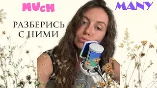 разберись с much и many, please