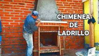 CONSTRUCCI&Oacute;N DE CHIMENEA RUSTICA DE LADRILLOS | Tutorial Paso a Paso