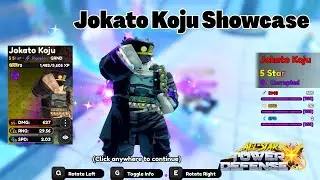 Jokato Koju ASCENDED Showcase (Jotaro JoJo) All Star Tower Defense X ASTD X
