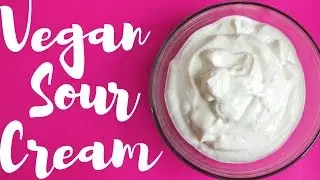 BEST VEGAN SOUR CREAM 💚 Nut Free | Gluten Free | Dairy Free | HCLF | Easy Plant Based Recipe