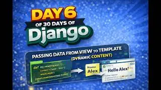 Day 6 – Passing Data from View to Template (Dynamic Content) 💻 | 30 Days of Django