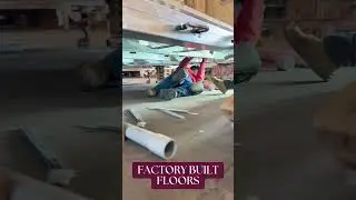 Flooring production #fresno #home #energyefficienthomes  #modular #prefabinnovations #adu