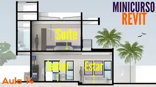 Curso B&aacute;sico de REVIT - Aula 14 Anota&ccedil;&otilde;es 1/4 -  Como inserir ambientes e TAG de ambiente no Revit