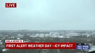 Shreveport seeing deteriorating icy conditions as storm continues