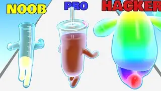 NOOB vs PRO vs HACKER in Color Runner