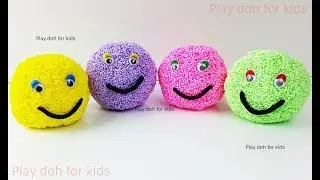 Foam Surprise Eggs Toys for Kids Disney Princess MLP Learn Colors Play Doh Fun & Creative Rhymes