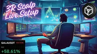 How I found a 3R Short Reversal Scalp Trade on GALA with Vector Candle Recoveries *Live Setup* !!!