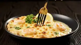 Comment faire une Cassolette CREVETTES POISSON Sauce Cr&eacute;meuse ? (Recette Simple)