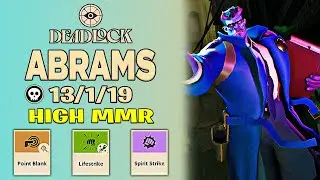 Deadlock | Best Abrams World | Highest MMR Gameplay (Top 0.1% Players) | Valve