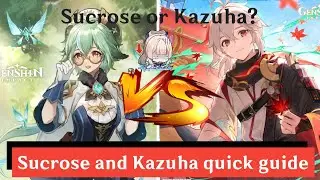 Who to use | Character Guide | C0 Kazuha vs C0 Sucrose | Comparison | Genshin Impact