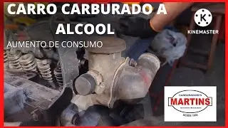 Válvula termostática/ carro carburado a álcool/ aumento de consumo/ não afirma na primeira partida