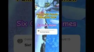 Agent Dash Female Falling into Snow
