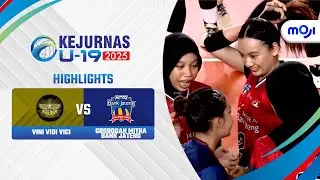 Vini Vidi Vici 0-3 Grobogan Mitra Bank Jateng | Highlight KEJURNAS U-19 2025 Putri | Moji