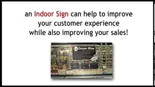 Indoor Commercial Business Signs