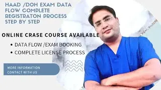 DOH HAAD EXAM COMPLETE REGISTRATION PROCESS STEPS by STEP