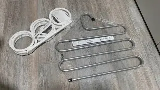 IKEA - KOMPLEMENT - White multi-use hanger - BRALLIS - Silver clothes-hanger - quick review