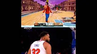 Goofy x KAT Highlights #disney #nba #knicks #spurs #altcast