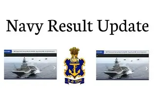 Navy Result 2020 Declared | site not opening |