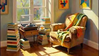 ✨ Bright Jazz Lo-fi Beats | Chill & Study with Vinyl Crackle 🎶