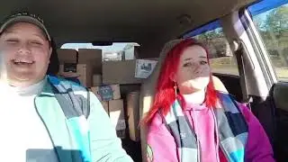 When your Amazon co-pilot falls asleep on the job 🤣 #workfun #carshenanigans #deliverydriver 