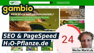 Gambio SEO & PageSpeed Optimierung 🅃🄸🄿🄿🅂 H₂O-Pfanze.de