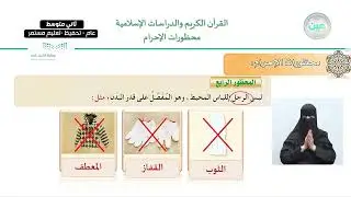 الوحدة الأولى : الحج والعمرة فضلهما وشروط وجوبهما / الدرس الثاني : محظورات الإحرام