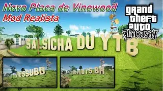 NOVO MOD PLACA DE VINEWOOD PARA GTA SA REMASTERED FULL 4K 60FPS!