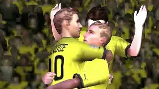 Fifa. The Season. Borussia Dortmund S1. Reus and Gotze Scoring and a late Revierderby Winner.