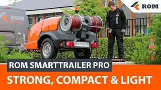 ROM SmartTrailer PRO | High-pressure sewer cleaning trailer